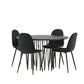 Stone Round Dining Set - Pakke med 4