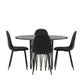 Stone Round Dining Set - Pakke med 4