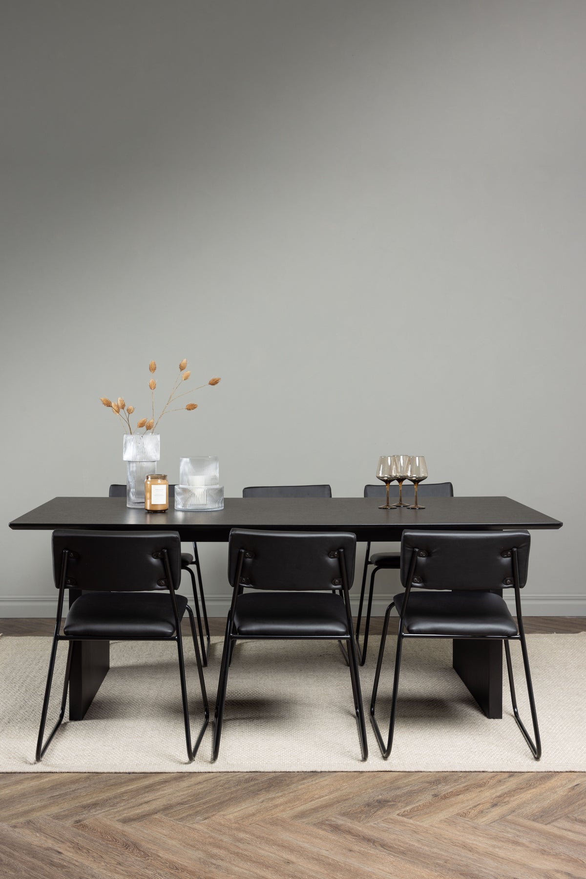 Dining Set Vail with the chairs Kenth - Pakke med 5