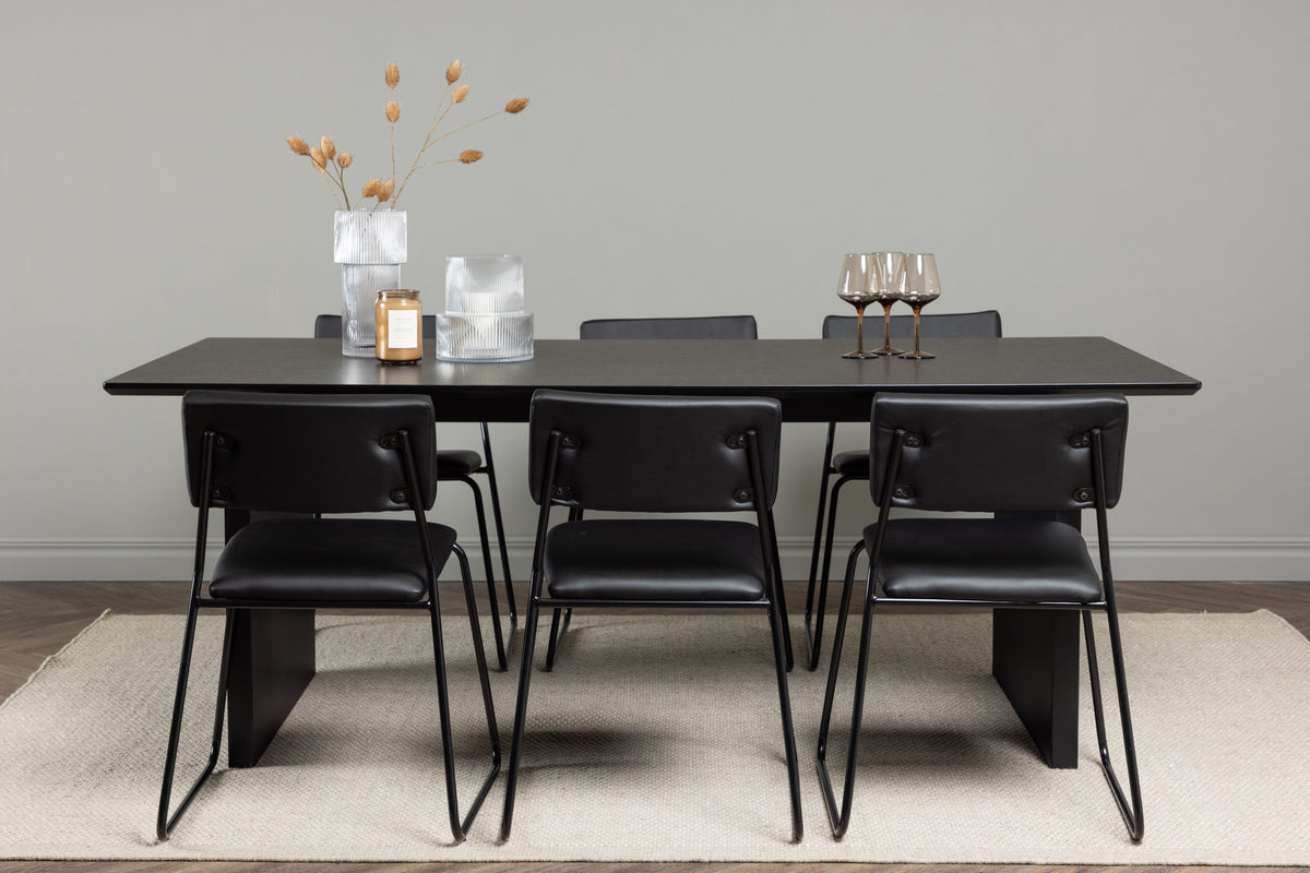 Dining Set Vail with the chairs Kenth - Pakke med 5