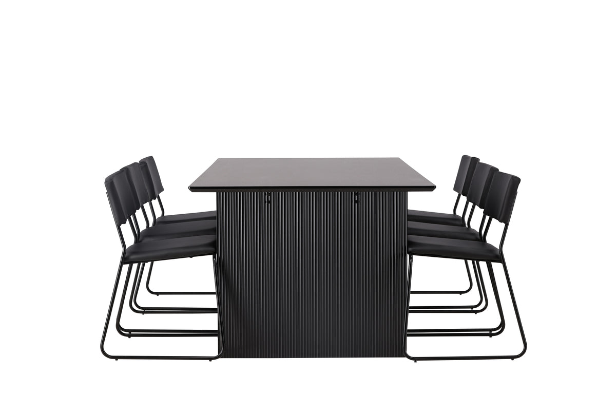 Dining Set Vail with the chairs Kenth - Pakke med 5