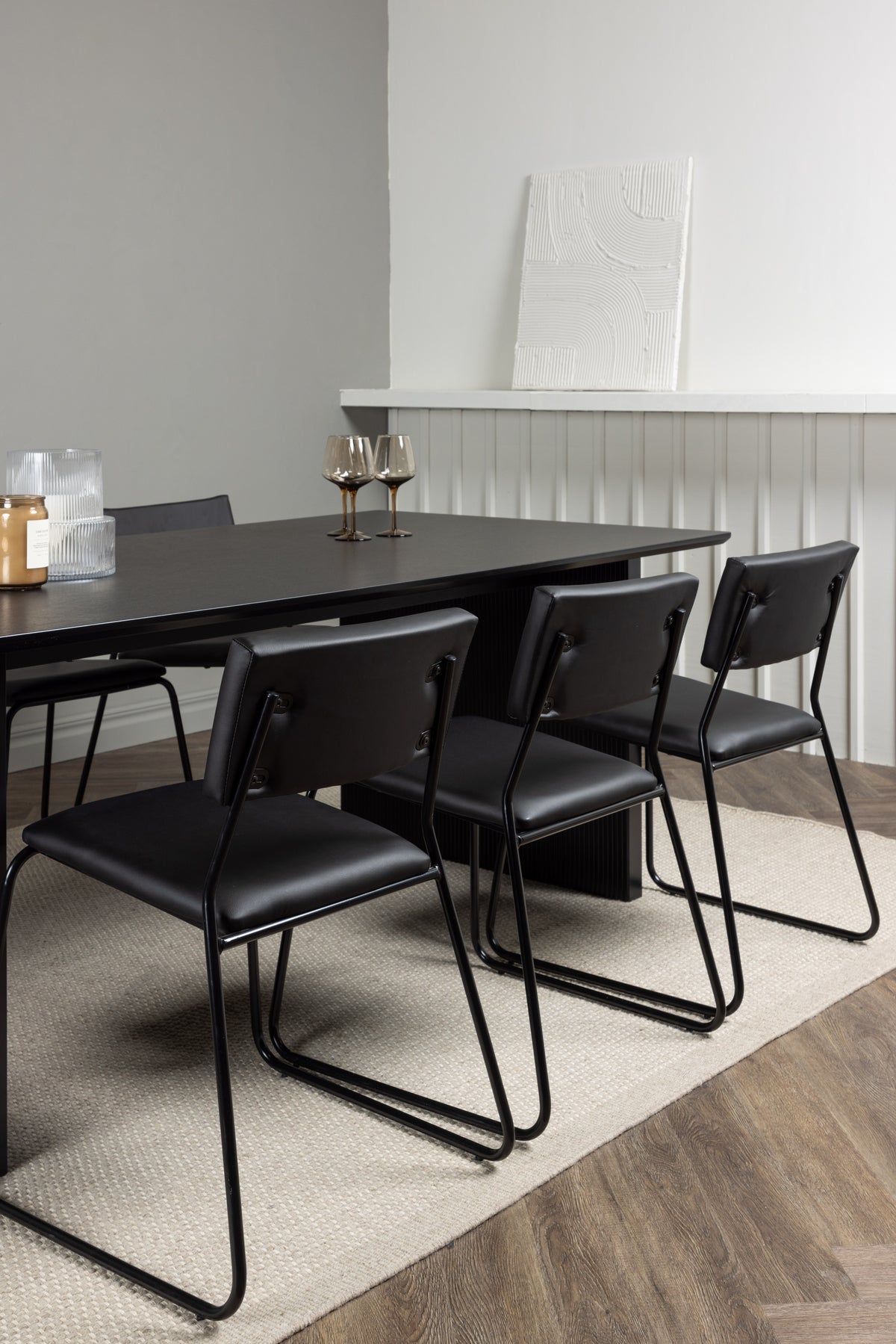 Dining Set Vail with the chairs Kenth - Pakke med 5