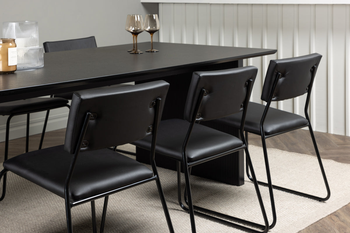 Dining Set Vail with the chairs Kenth - Pakke med 5