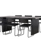 Dining Set Vail with the chairs Kenth - Pakke med 5