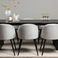 Dining Set Vail with the chairs Velvet - Pakke med 5