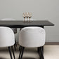 Dining Set Vail with the chairs Velvet - Pakke med 5