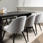 Dining Set Vail with the chairs Velvet - Pakke med 5