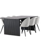 Dining Set Vail with the chairs Velvet - Pakke med 5