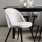 Dining Set Vail with the chairs Velvet - Pakke med 5