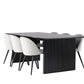 Dining Set Vail with the chairs Velvet - Pakke med 5