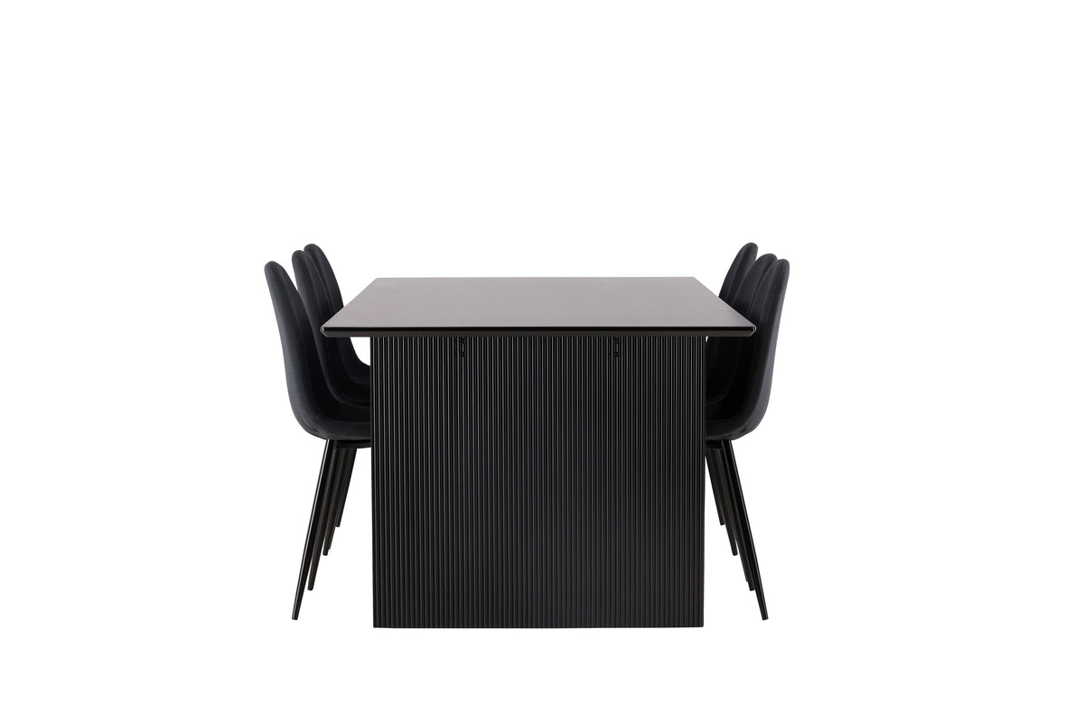 Dining Set Vail with the chairs Polar - Pakke med 5