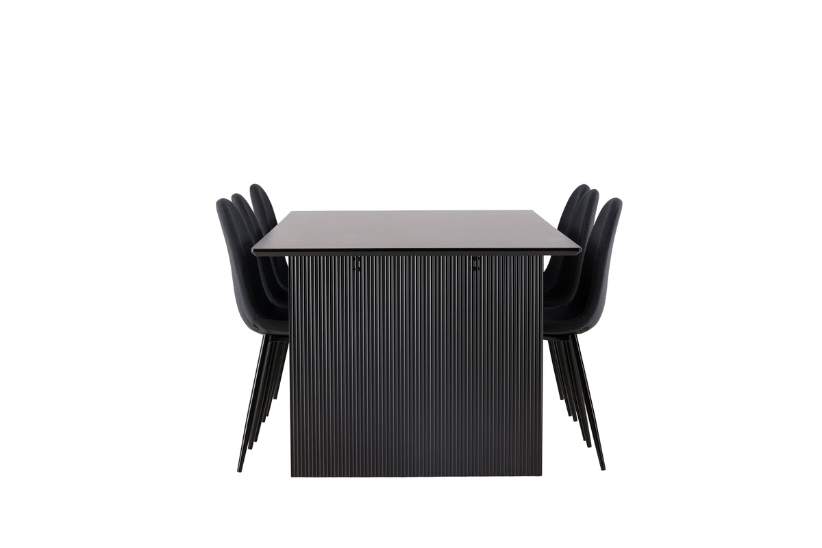 Dining Set Vail with the chairs Polar - Pakke med 5