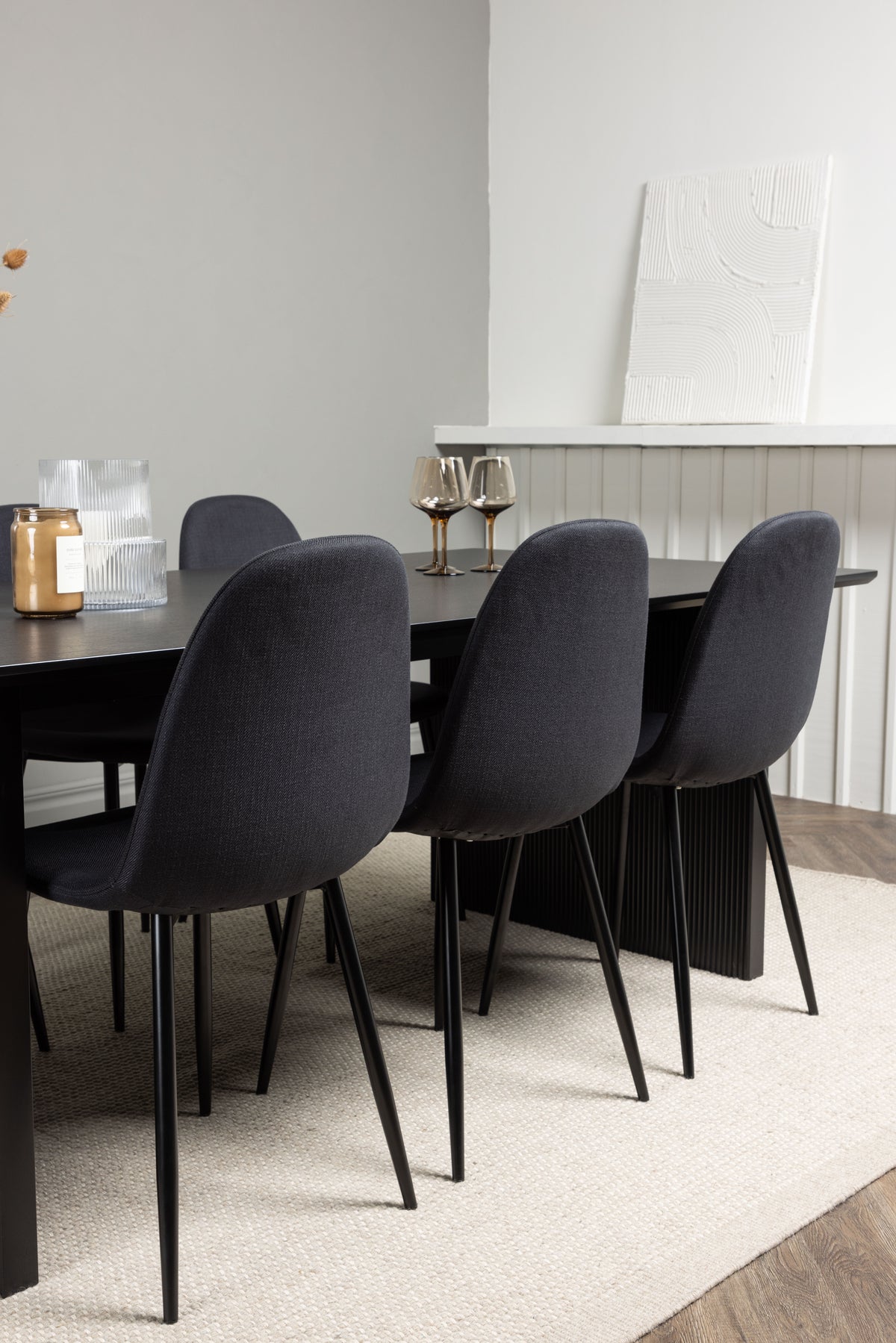 Dining Set Vail with the chairs Polar - Pakke med 5