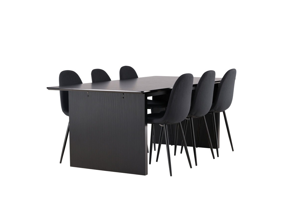 Dining Set Vail with the chairs Polar - Pakke med 5