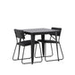 Tempe Rectangular Dining Set - Pakke med 2