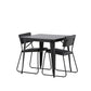 Tempe Rectangular Dining Set - Pakke med 2