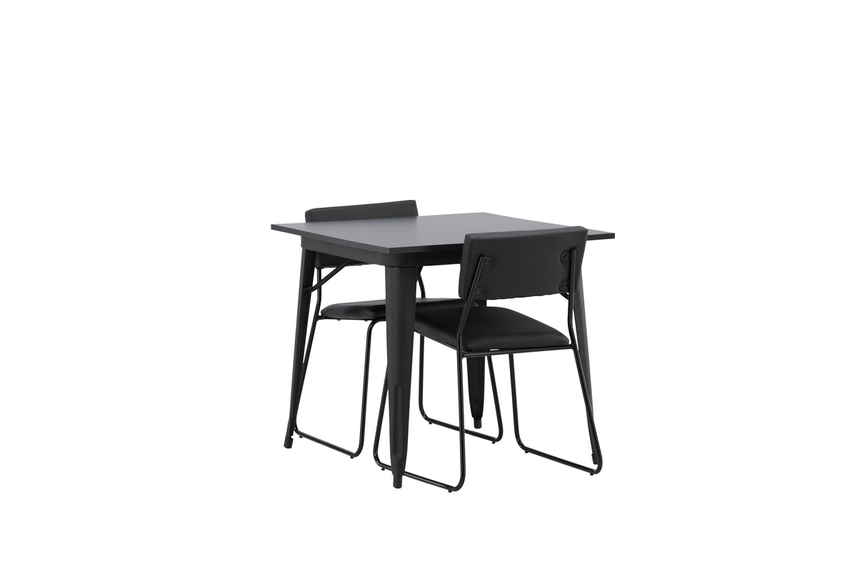 Tempe Rectangular Dining Set - Pakke med 2