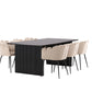 Vail Rectangular Dining Set - Pakke med 8