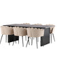 Vail Rectangular Dining Set - Pakke med 8