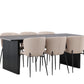 Vail Rectangular Dining Set - Pakke med 5