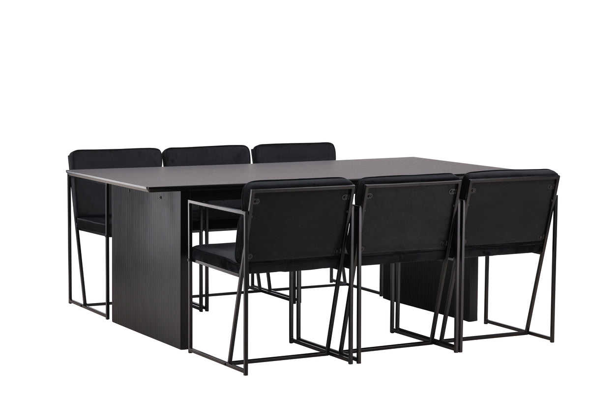 Vail Rectangular Dining Set - Pakke med 5