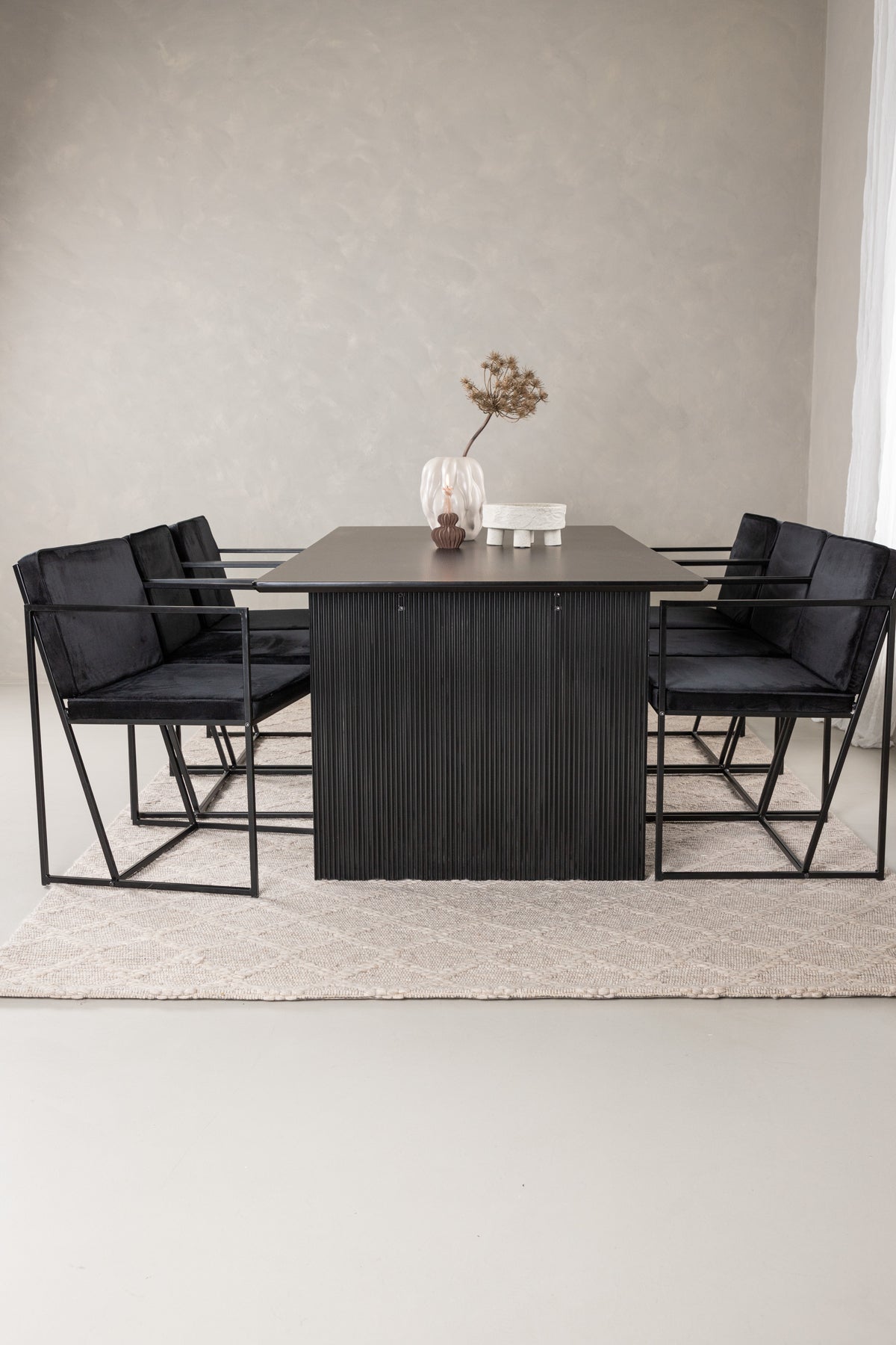 Vail Rectangular Dining Set - Pakke med 5