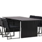 Vail Rectangular Dining Set - Pakke med 5