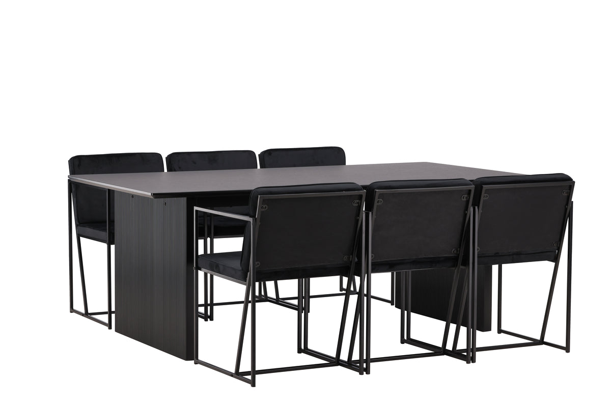 Vail Rectangular Dining Set - Pakke med 5