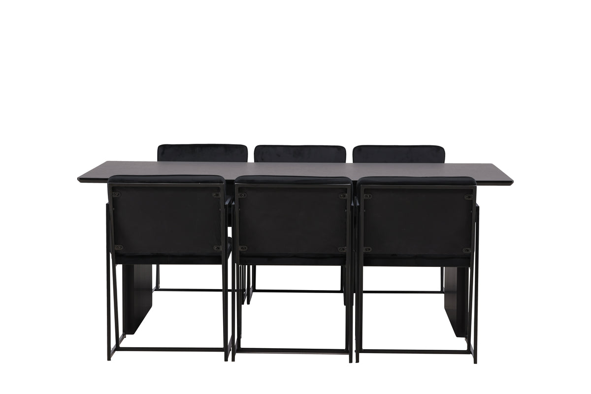 Vail Rectangular Dining Set - Pakke med 5