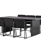 Vail Rectangular Dining Set - Pakke med 5