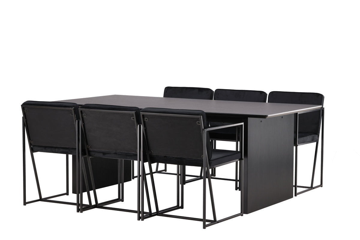 Vail Rectangular Dining Set - Pakke med 5