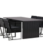 Vail Rectangular Dining Set - Pakke med 5