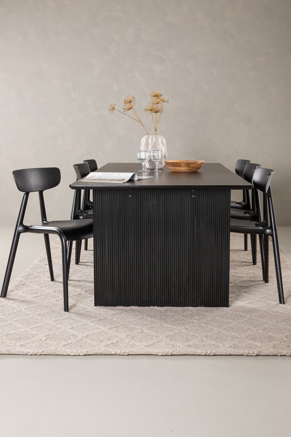 Dining Set Vail with the chairs Ursholmen - Pakke med 5