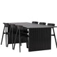 Dining Set Vail with the chairs Ursholmen - Pakke med 5