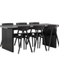 Dining Set Vail with the chairs Ursholmen - Pakke med 5