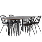 Dining Set Stone with the chairs Dyrön - Pakke med 4