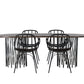 Dining Set Stone with the chairs Dyrön - Pakke med 4