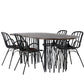 Dining Set Stone with the chairs Dyrön - Pakke med 4