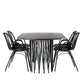 Dining Set Stone with the chairs Dyrön - Pakke med 4