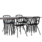 Dining Set Stone with the chairs Dyrön - Pakke med 4