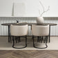 Dining Set Stone with the chairs Simrishamn - Pakke med 6