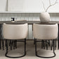 Dining Set Stone with the chairs Simrishamn - Pakke med 6