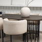 Dining Set Stone with the chairs Simrishamn - Pakke med 6