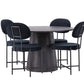 Dining Set Lanzo with the chairs Stella - Pakke med 4