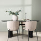 Dining Set Isolde with the chairs Modesto - Pakke med 4