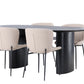 Dining Set Isolde with the chairs Modesto - Pakke med 4