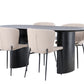 Dining Set Isolde with the chairs Modesto - Pakke med 4