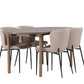 Dining Set Andy with the chairs Modesto - Pakke med 4