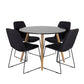 Dining Set Plaza with chairs Muce - Pakke med 4