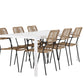 Break Rectangular Dining Set - Pakke med 4